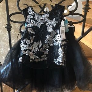 Girls Miss Behave 2-piece skirt